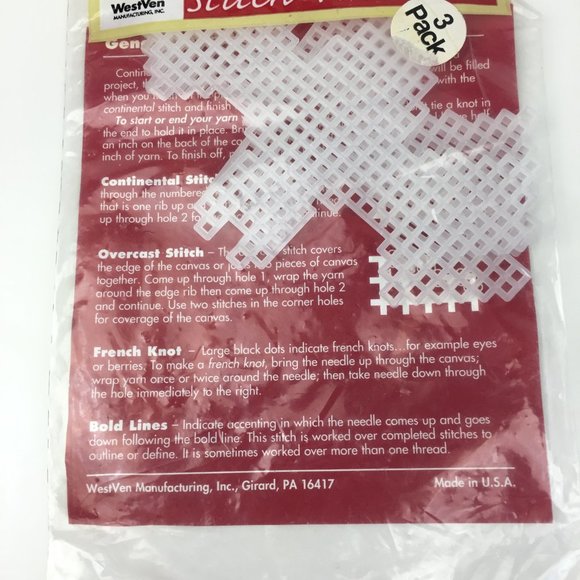 Vtg NIP Stitch n Staples Small Bat Halloween Yarn Craft w Finished Ghost Pumpkin - Picture 10 of 12